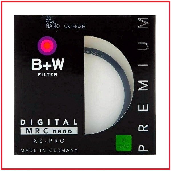 B+W 82mm 010 Multi-Resistant Digital MRC nano XS-PRO Clear UV HAZE Filter