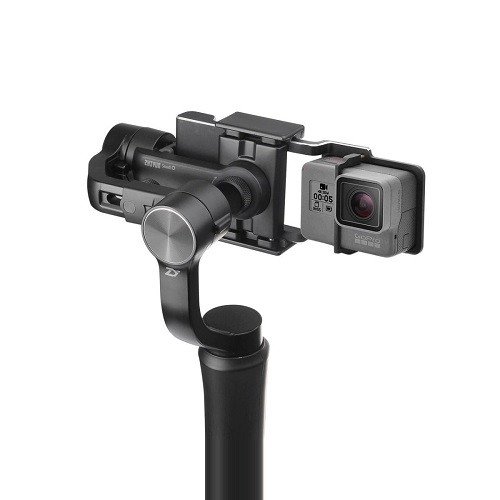 GoPro Switch Mount Plate Adapter for Zhiyun, DJI Osmo Mobile, Vimble, FeiyuTech and Moza Gimbal – Black