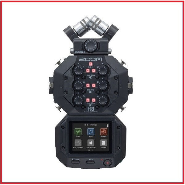 Zoom H8 Digital 8-Input/12-Track Professional Portable Handy Sound Recorder
