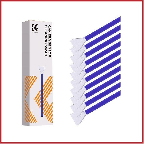 K&F Concept SKU.2315 Camera Sensor Cleaning Swab for 12mm Micro Four-Thirds 4/3 (MFT) Sensor Cleaning (10Pcs Pack) – Blue