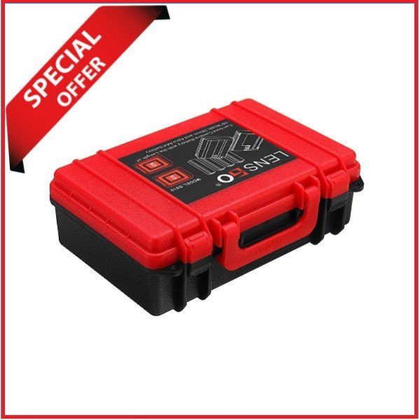 LENSGO D810 Battery Storage & Memory Card Hard Case – Black