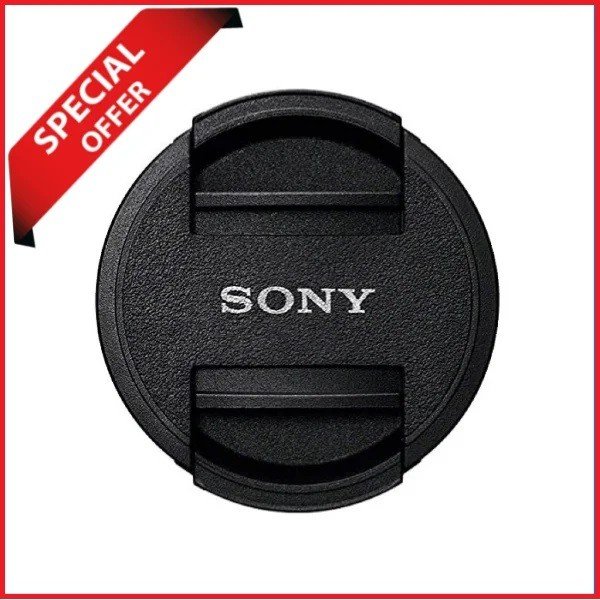 SONY 58mm Front Lens Cap with Rope – Black