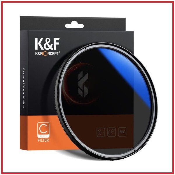 K&F Concept 49mm KF01.1434 HMC Classic Series Slim Multicoated Circular Polarizer CPL Filter