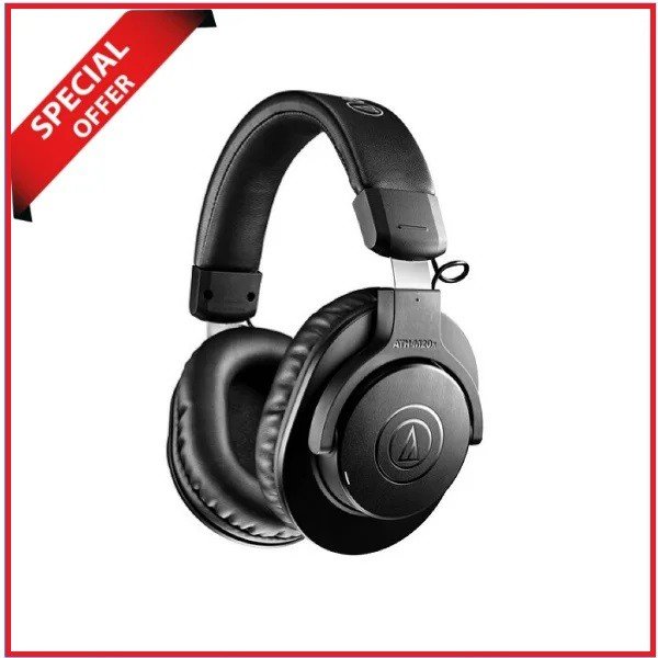 Audio-Technica ATH-M20xBT Wireless Studio Monitor Headphone