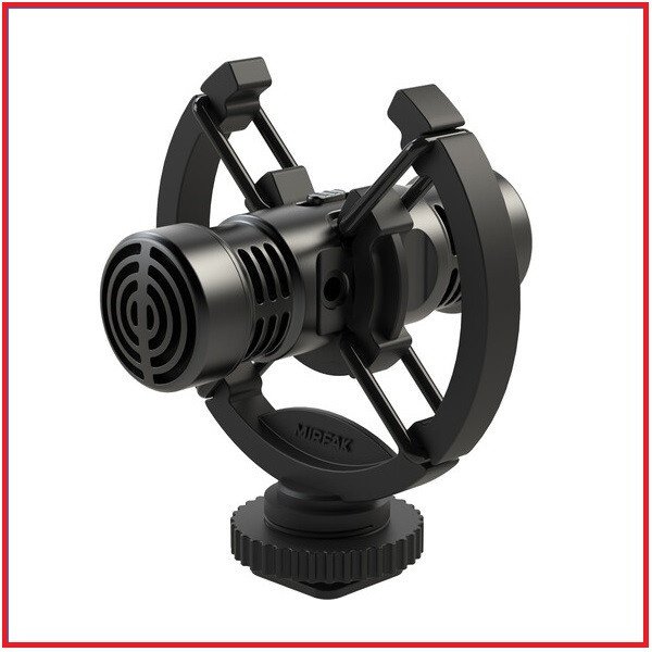 MOZA MIRFAK Audio N4 Ultracompact Camera-Mount Bidirectional Both Side Shotgun Professional Microphone for Camera and Smartphone