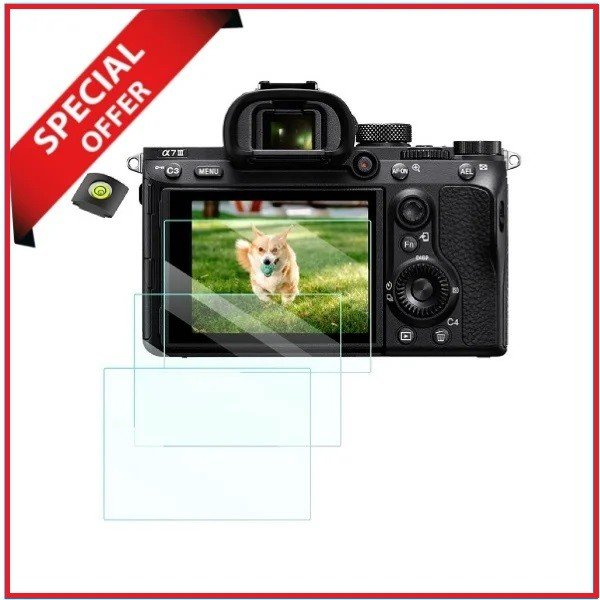 K&F Concept SKU.2194 Ultra Clear Tempered HD Glass LCD Screen Protector for Sony a9, a7 & RX Series Mirrorless Cameras – Transparent