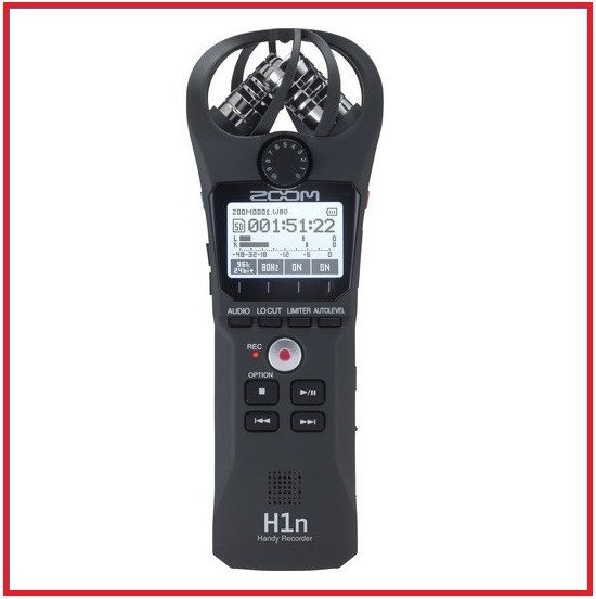 Zoom H1n 2-Input / 2-Track Portable Digital Handy Sound Recorder with Onboard X/Y Microphone